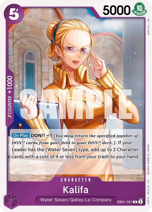 Kalifa EB01-031 R Memorial Collection One Piece Card