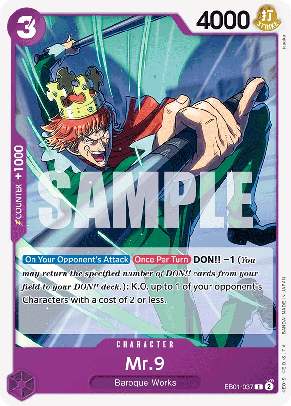 Mr.9 EB01-037 C Memorial Collection One Piece Card