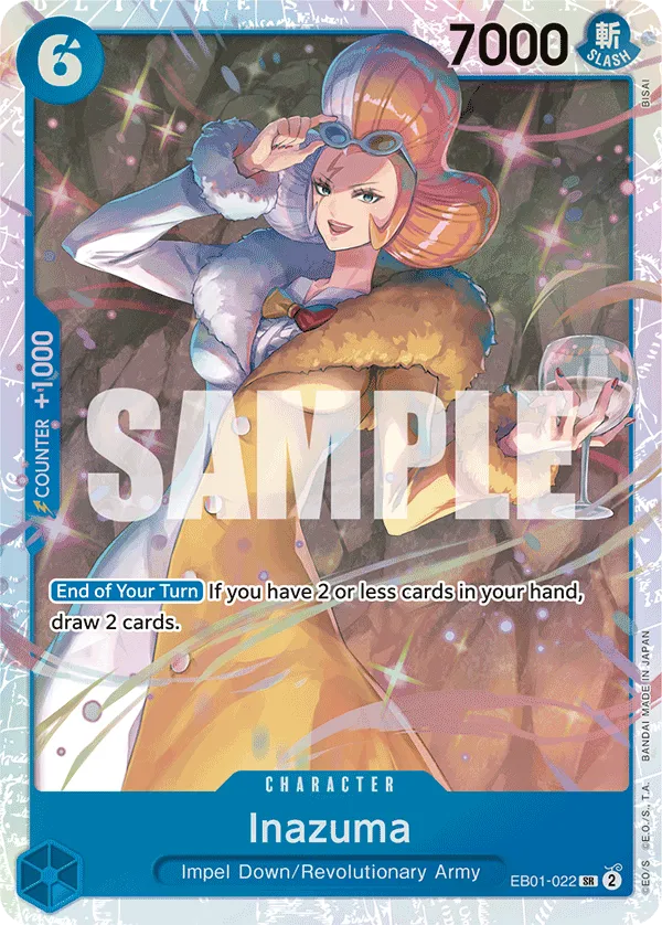 Inazuma EB01-022 SR Memorial Collection One Piece Card