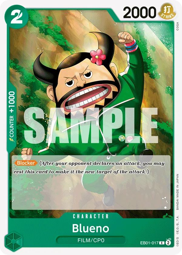 Blueno EB01-017 C Memorial Collection One Piece Card