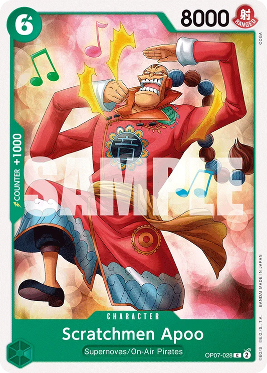 Scratchmen Apoo OP07-028 C 500 Years Into The Future One Piece Card