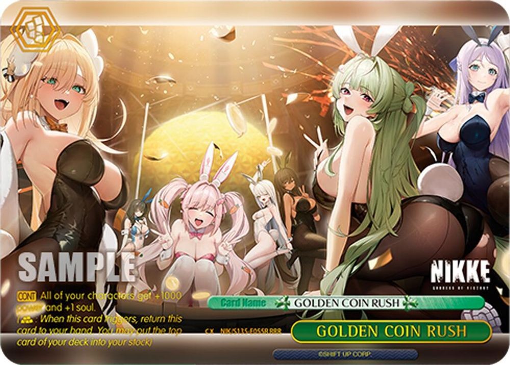 GOLDEN COIN RUSH (RRR) NIK/S135-E055R GODDESS OF VICTORY: NIKKE Vol.2