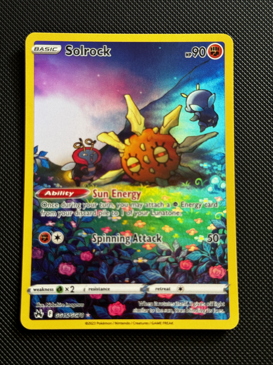 Pokemon Solrock Crown Zenith Galarian Gallery GG15/GG70