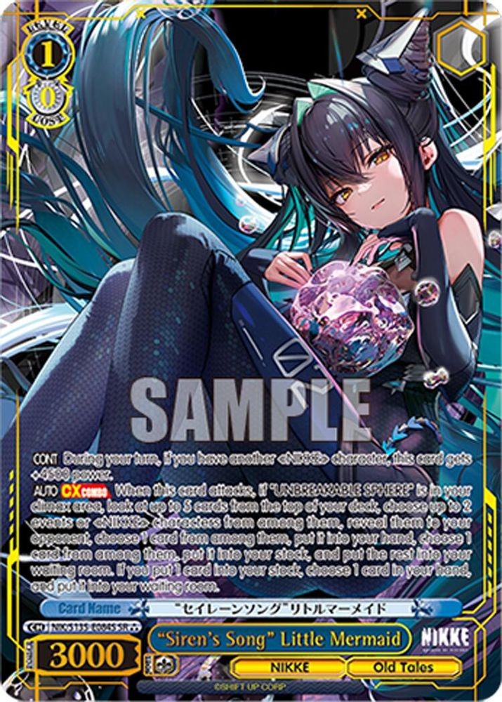"Siren's Song" Little Mermaid  NIK/S135-E084S GODDESS OF VICTORY: NIKKE Vol.2
