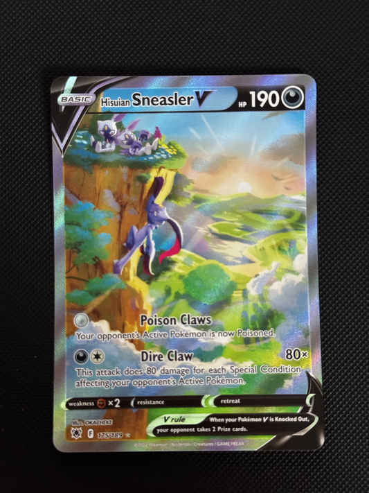 Pokemon Hisuian Sneasler V Astral Radiance 175/189 Holo Ultra Rare