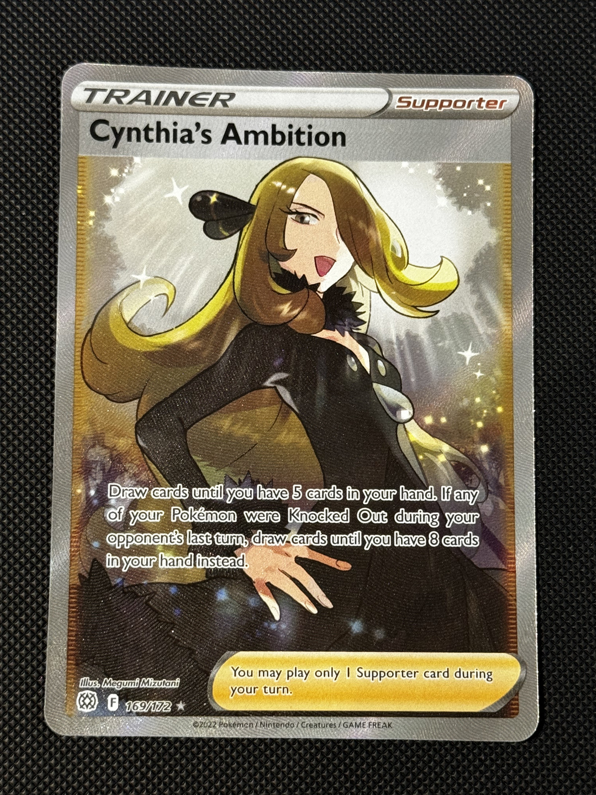 Cynthia's Ambition 169/172 SWSH Brilliant Stars Ultra Rare Pokemon