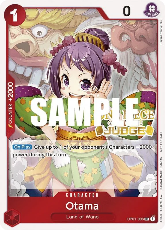 Otama OP01-006 UC Romance Dawn Judge Promo One Piece Card