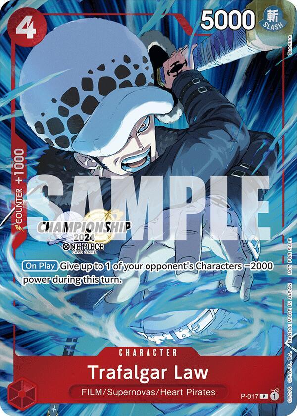 Trafalgar Law (CS 2024 Celebration Pack) P-017 One Piece Promotion Cards One Piece NM