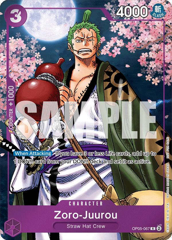 Zoro-Juurou (Event Pack Vol. 5) OP05-067 One Piece Promotion Cards One Piece NM