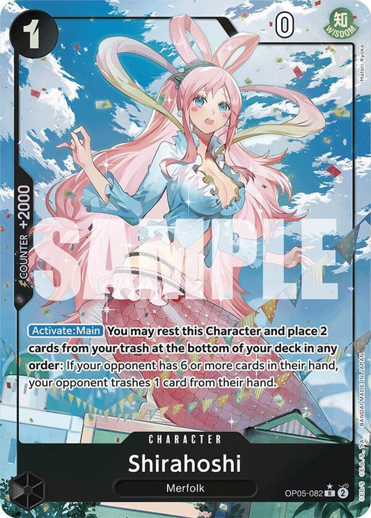 Shirahoshi (OP05-082) (Full Art) OP05-082 Rare Premium Booster -The Best- NM