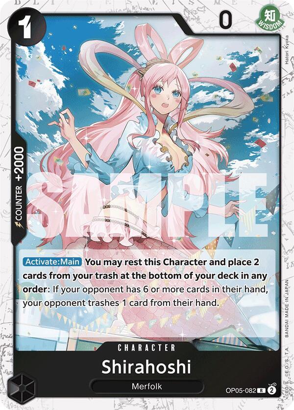 Shirahoshi (OP05-082) (Jolly Roger Foil) OP05-082 Premium Booster -The Best- NM