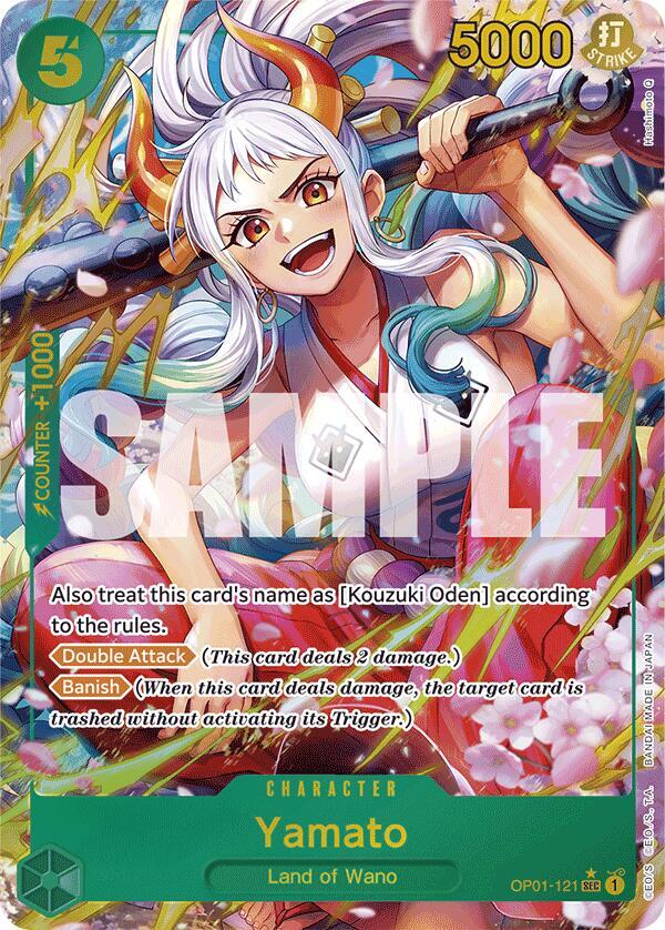 Yamato (OP01-121) (Alternate Art) OP01-121 Premium Booster -The Best- NM