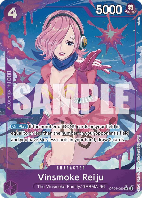 Vinsmoke Reiju (OP06-069) (Alternate Art) OP06-069 Premium Booster -The Best- NM