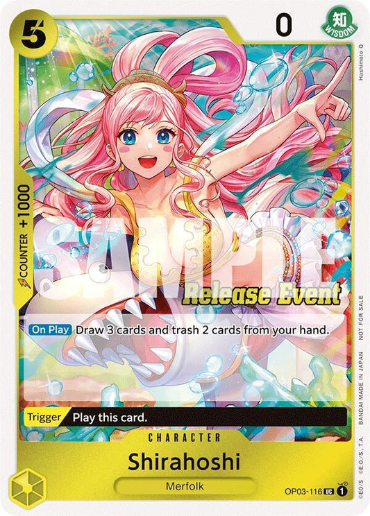 Shirahoshi (ST15 - ST20 Release Event Winner Pack) OP03-116 One Piece Promotion Cards One Piece NM