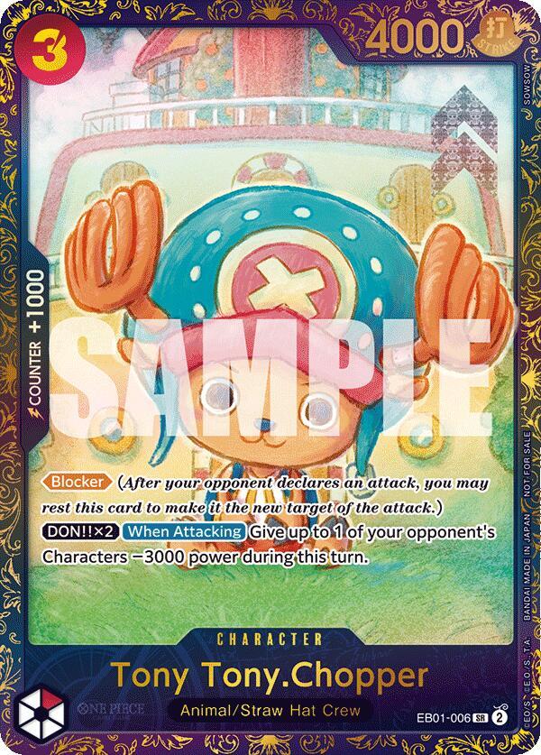 Tony Tony.Chopper (Treasure Cup 2024) EB01-006 One Piece Promotion Cards One Piece NM