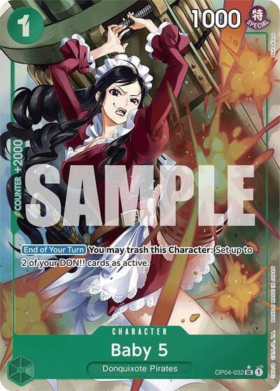 Baby 5 (OP04-032) (Full Art) OP04-032 Uncommon Premium Booster -The Best- NM