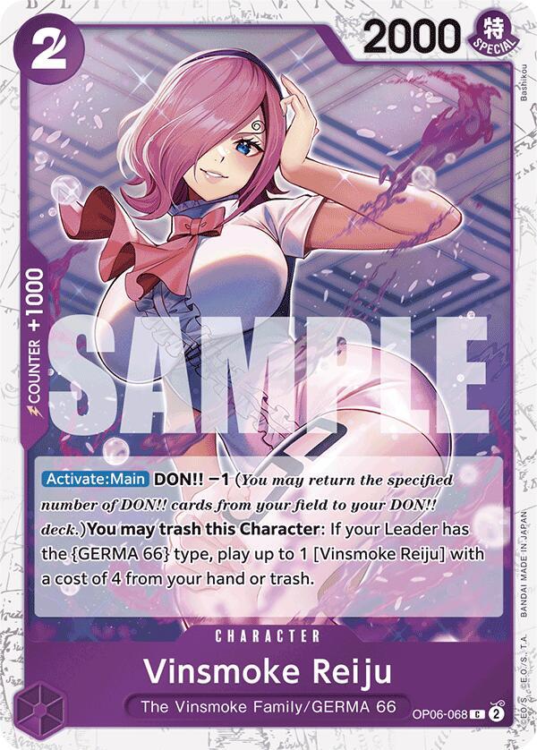 Vinsmoke Reiju (OP06-068) (Jolly Roger Foil) OP06-068 Premium Booster -The Best- NM