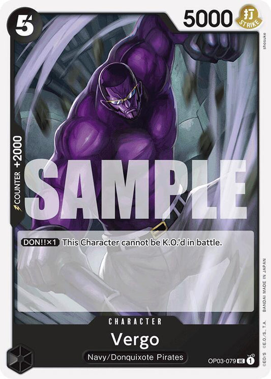 Vergo (Reprint) OP03-079 Uncommon Premium Booster -The Best- NM