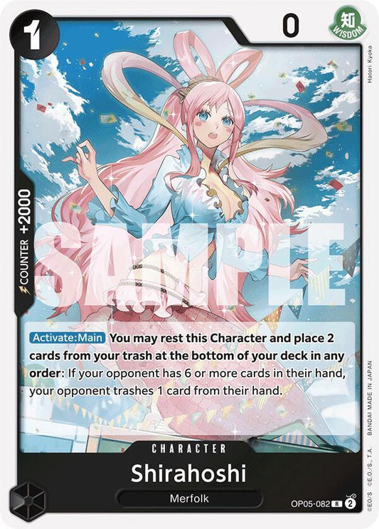 Shirahoshi (OP05-082) (Reprint) OP05-082 Rare Premium Booster -The Best- NM