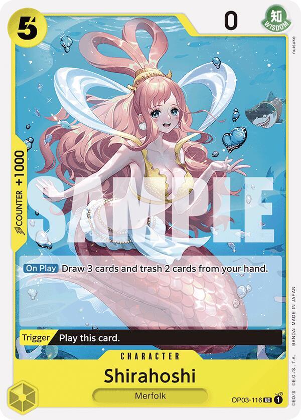 Shirahoshi (OP03-116) (Reprint) OP03-116 Uncommon Premium Booster -The Best- NM