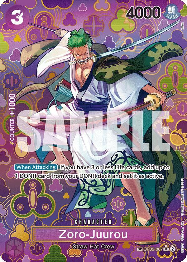 Zoro-Juurou (SP) OP05-067 Rare Emperors in the New World NM