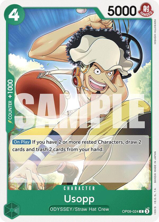 Usopp (024) OP09-024 Common Emperors in the New World NM