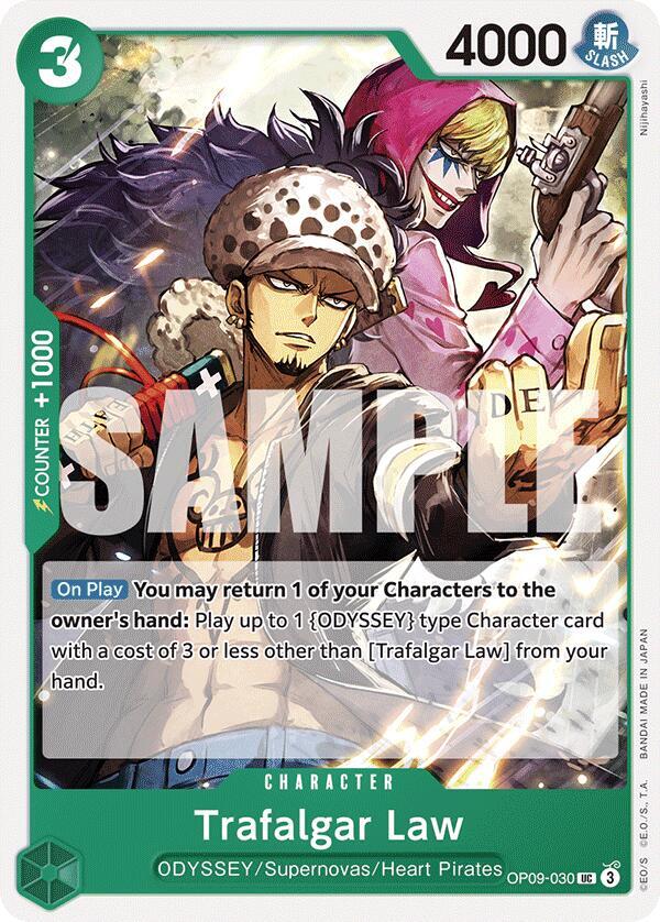 Trafalgar Law OP09-030 Uncommon Emperors in the New World NM