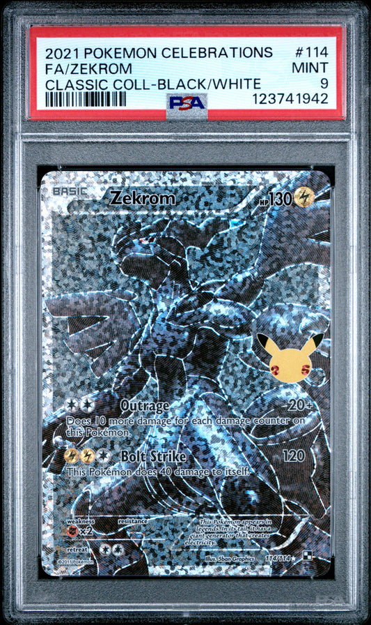 Zekrom 114 Celebrations Classic Collection Pokemon PSA 9