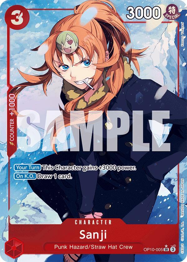 Sanji (Parallel) OP10-005 Super Rare Royal Blood NM