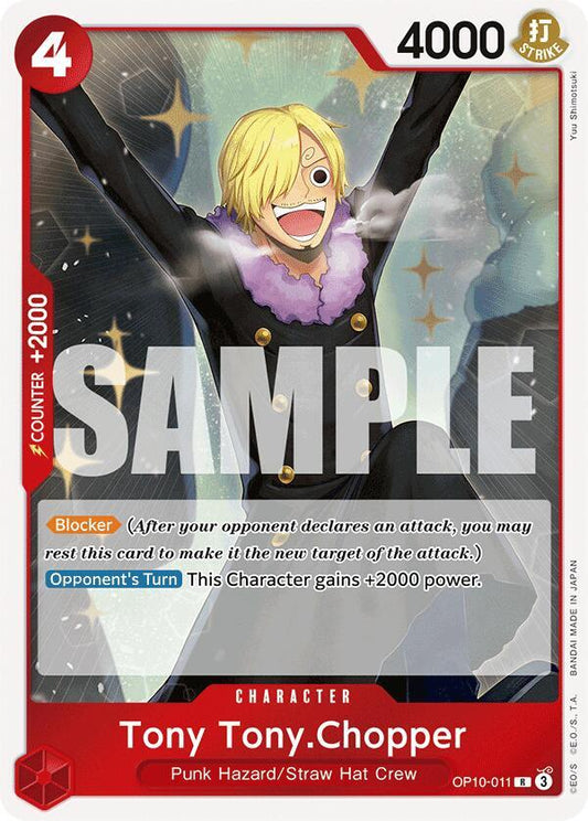 Tony Tony.Chopper (011) OP10-011 Rare Royal Blood NM