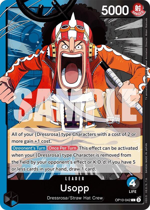 Usopp (042) OP10-042 Leader Royal Blood NM