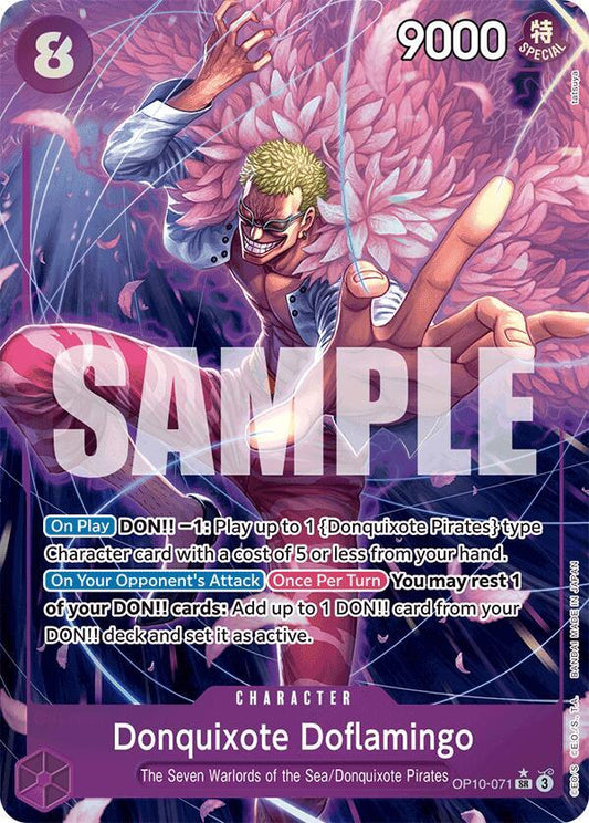Donquixote Doflamingo (Parallel) OP10-071 Super Rare Royal Blood NM