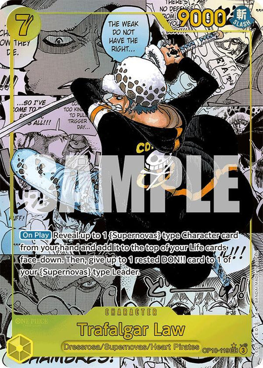 Trafalgar Law (119) (Manga) OP10-119 Secret Rare Royal Blood NM