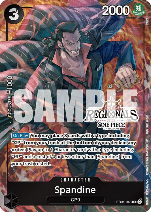 Spandine (Offline Regional Participation Pack 2025 Vol.1) EB01-043 One Piece Promotion Cards One Piece NM