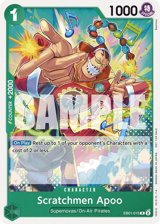 Scratchmen Apoo (Tournament Pack 2025 Vol. 2) EB01-015 One Piece Promotion Cards One Piece NM