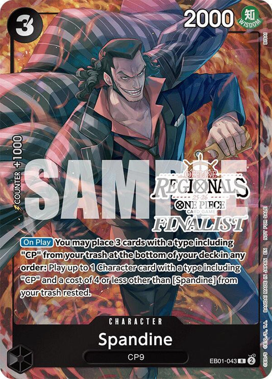 Spandine (Regional Finalist Card Set 2025 Vol.1) EB01-043 One Piece Promotion Cards One Piece NM