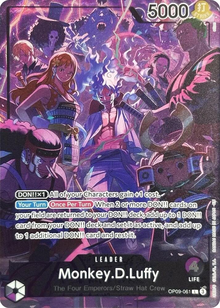 Monkey.D.Luffy (English Version 2nd Anniversary Set) OP09-061 One Piece Promotion Cards One Piece NM