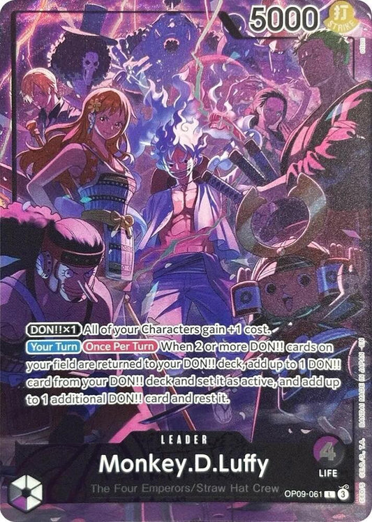 Monkey.D.Luffy (English Version 2nd Anniversary Set) OP09-061 One Piece Promotion Cards One Piece NM