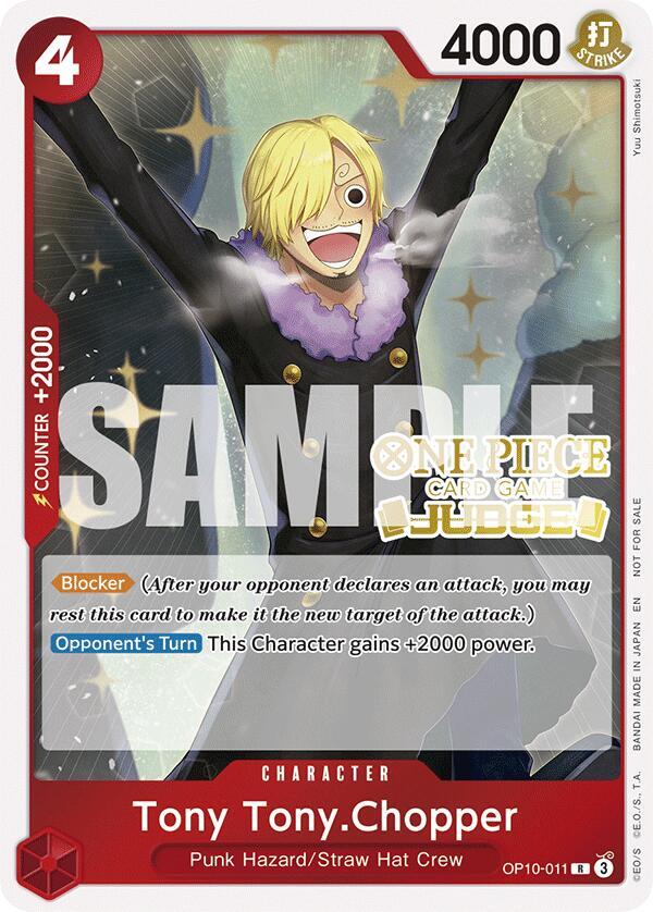 Tony Tony.Chopper (Judge Pack Vol. 6) OP10-011 One Piece Promotion Cards One Piece NM