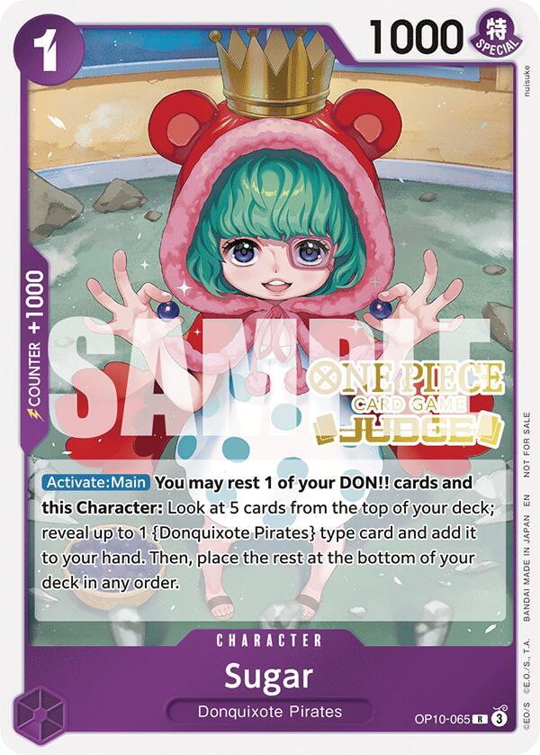 Sugar (Judge Pack Vol. 6) OP10-065 Rare One Piece Promotion Cards One Piece NM