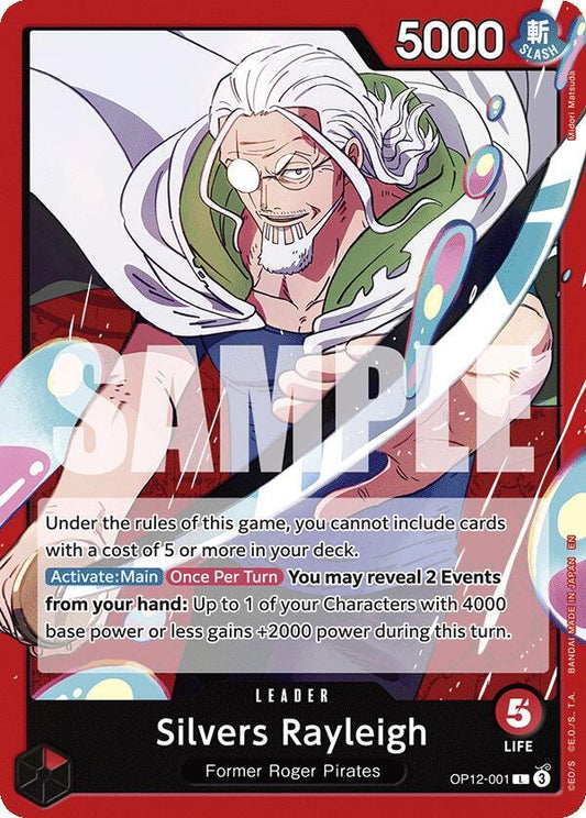 Silvers Rayleigh OP12-001 Leader Legacy of the Master NM