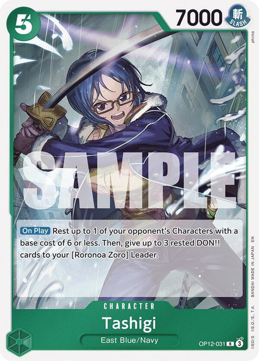 Tashigi OP12-031 Rare Legacy of the Master NM