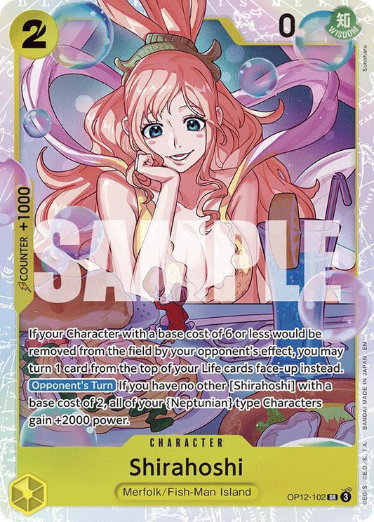 Shirahoshi OP12-102 Super Rare Legacy of the Master NM