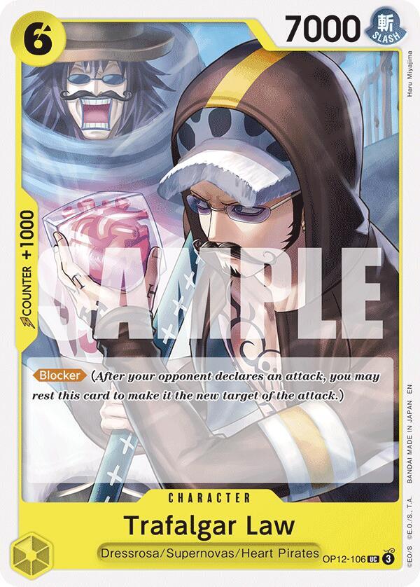 Trafalgar Law (106) OP12-106 Uncommon Legacy of the Master NM
