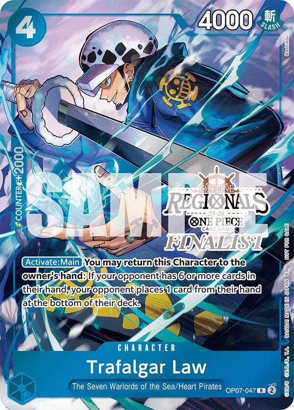 Trafalgar Law (Offline Regional Finalist Card Set 2025 Vol.2) OP07-047 One Piece Promotion Cards One Piece NM