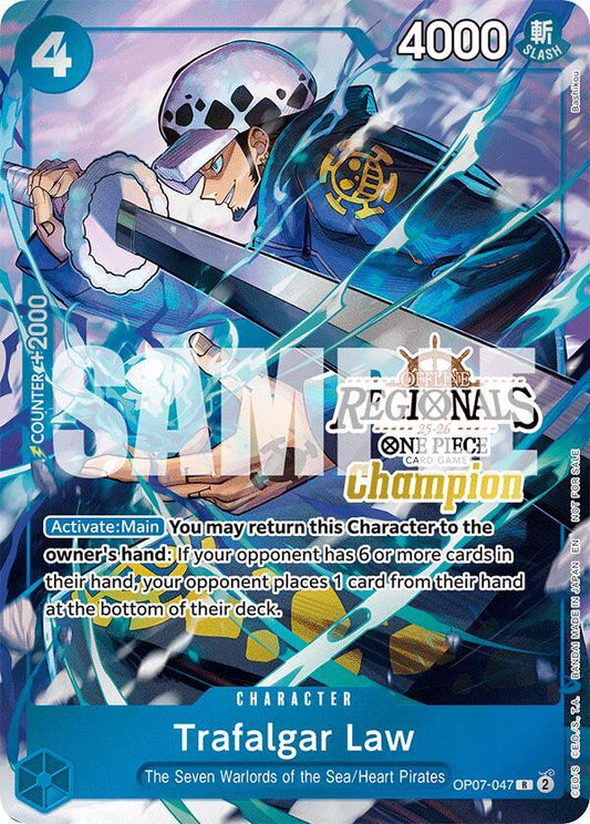 Trafalgar Law (Offline Regional Champion Card Set 2025 Vol.2) OP07-047 One Piece Promotion Cards One Piece NM