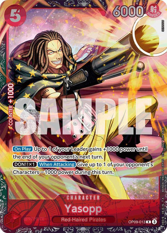 Yasopp (Championship 25-26 Offline Regionals Season 2) OP09-013 One Piece Promotion Cards One Piece NM