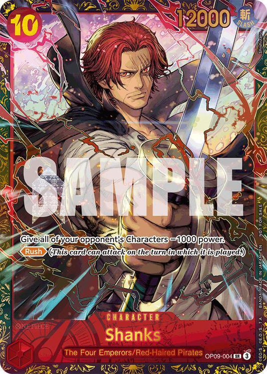 Shanks (Championship 25-26 Offline Regionals Season 2) OP09-004 One Piece Promotion Cards One Piece NM