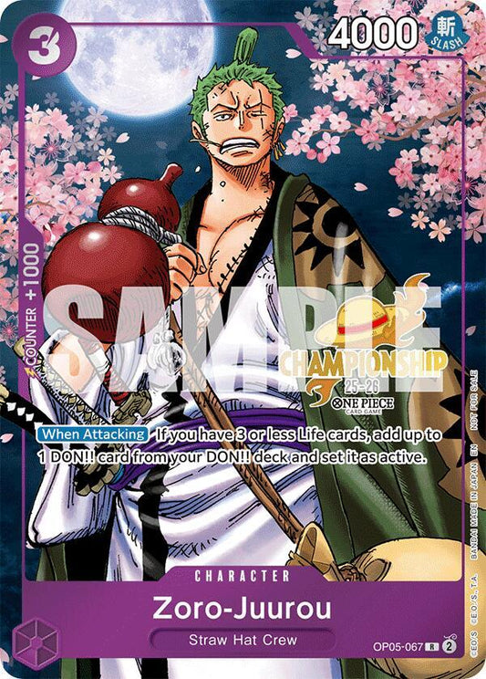 Zoro-Juurou (CS 25-26 Event Pack) OP05-067 One Piece Promotion Cards One Piece NM