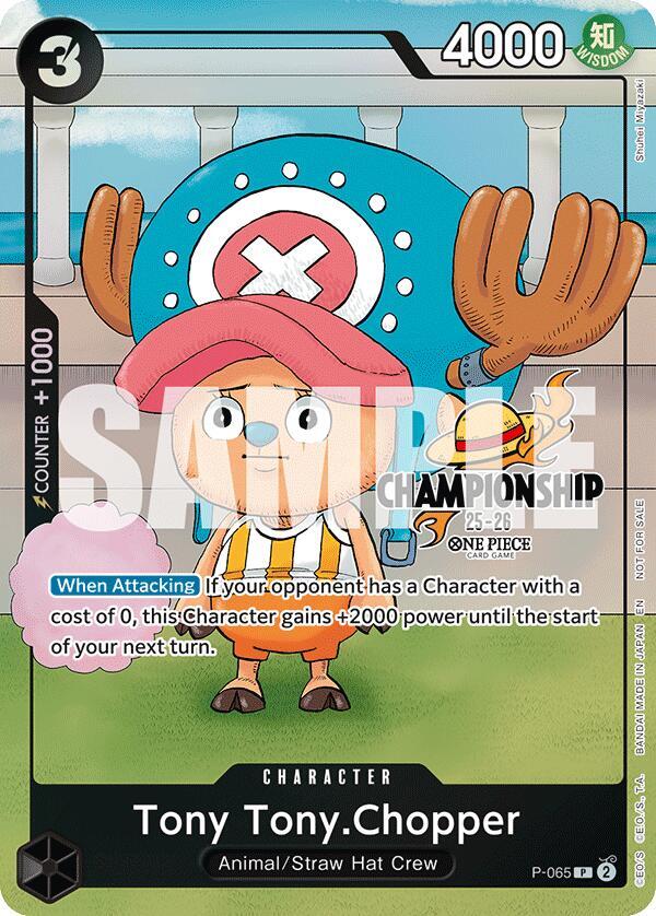 Tony Tony.Chopper (CS 25-26 Event Pack Finalist Ver.) P-065 One Piece Promotion Cards One Piece NM
